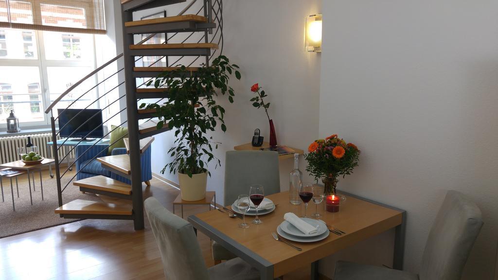 Apartmenthaus Elster Lofts Leipzig Rom bilde