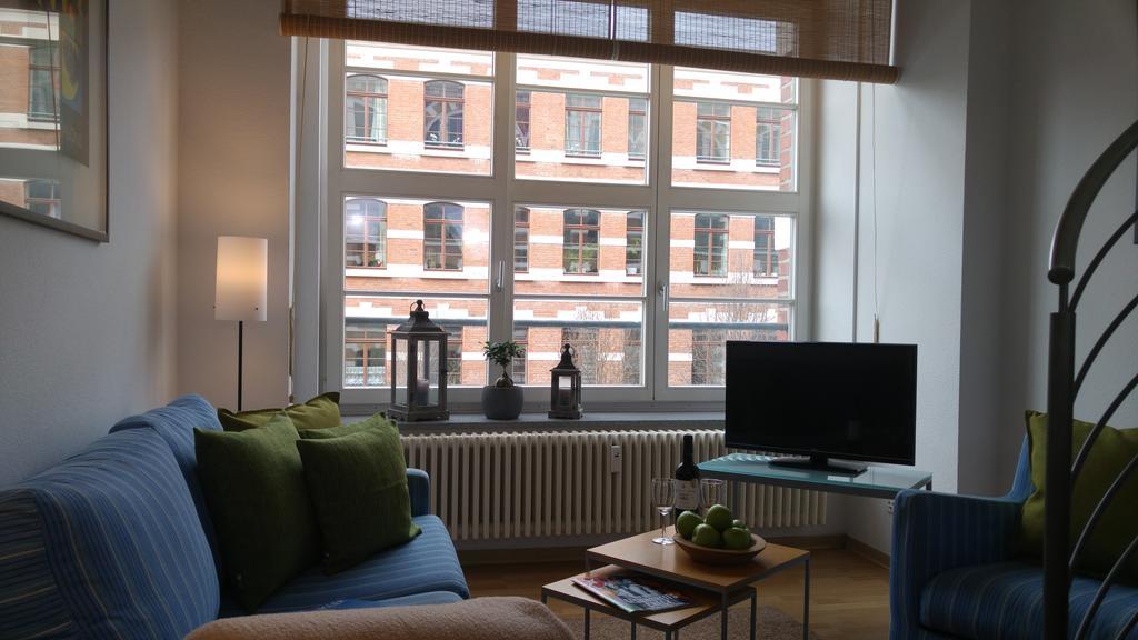 Apartmenthaus Elster Lofts Leipzig Rom bilde