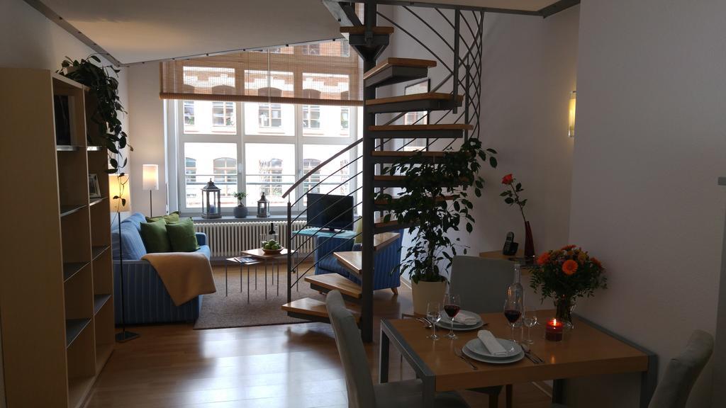 Apartmenthaus Elster Lofts Leipzig Rom bilde